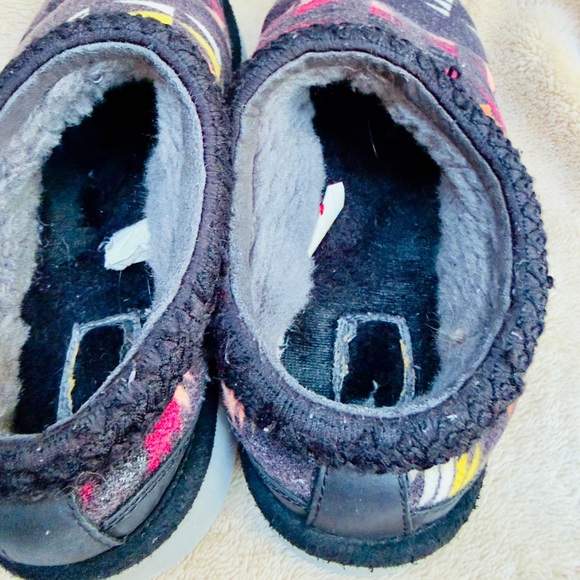 UGG MEN TASMAN WOODMONT MULTI COLORED SHEARLING WOOL SHOE US 11 EUC - Picture 7 of 8